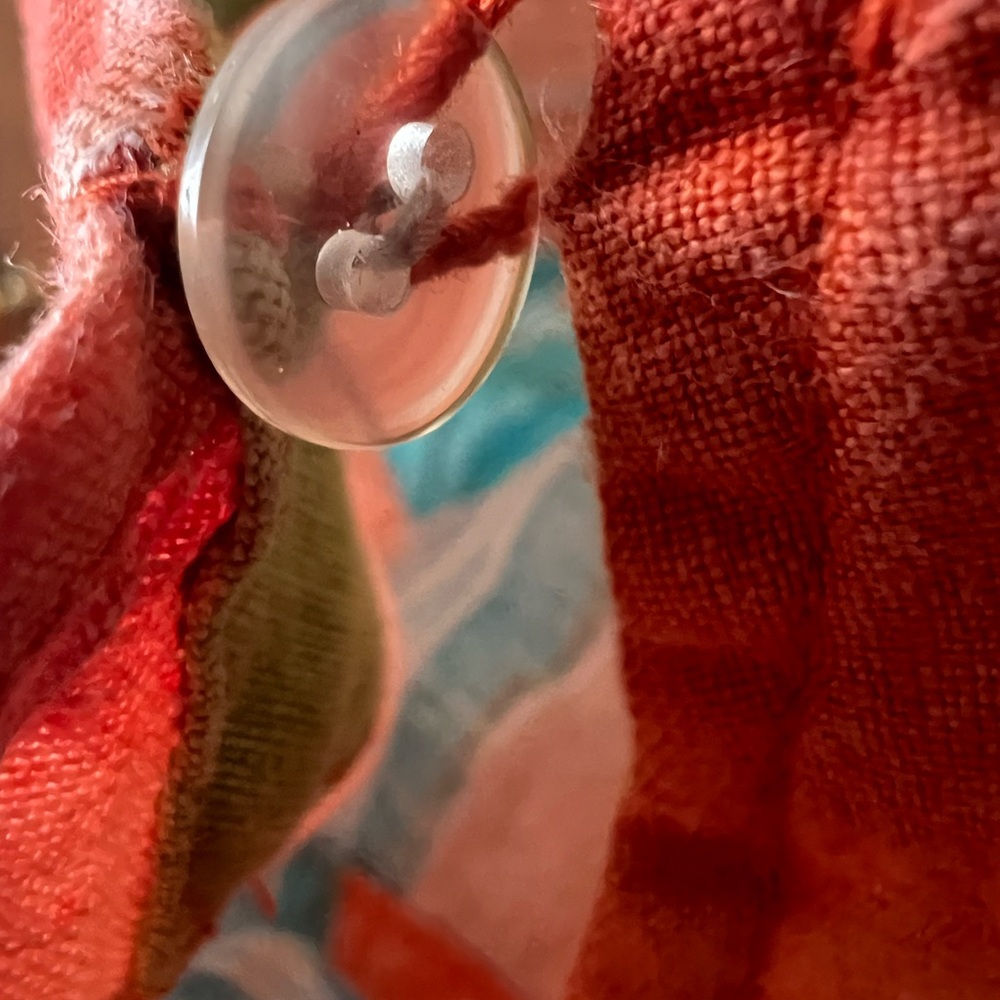 Madison Studio Colorful Linen Wrap Skirt - Picture 5 of 6